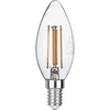 6W LED lemputė, skaidri, E14, 2700K