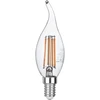 6W LED lemputė, skaidri, E14, 6500K