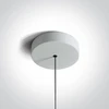 6W LED pakabinamas šviestuvas, baltas, 3000K, 63108B/W/W