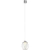 6W LED pakabinamas šviestuvas DROP, chromo sp./skaidrus, 3000K, 01-3925
