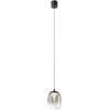 6W LED pakabinamas šviestuvas DROP, juodos/dūmų sp., 3000K, 01-3926