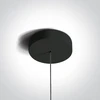 6W LED pakabinamas šviestuvas, juodas, 3000K, 63108B/B/W