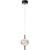 6W LED pakabinamas šviestuvas VENTURA, juodas, 3000K