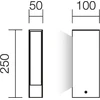 6W LED pastatomas lauko šviestuvas TWIN, tamsiai pilkas, 3000K, IP65, 9460