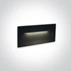 6W LED sieninis įleidžiamas fasado šviestuvas, juodas, 2200/2700/3000/4000K, IP65, 68068B/B/V