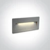 6W LED sieninis įleidžiamas fasado šviestuvas, pilkas, 2200/2700/3000/4000K, IP65, 68068B/G/V