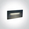 6W LED sieninis įleidžiamas fasado šviestuvas, antracito sp., 2200/2700/3000/4000K, IP65, 68068B/AN/V