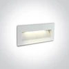 6W LED sieninis įleidžiamas fasado šviestuvas, baltas, 2200/2700/3000/4000K, IP65, 68068B/W/V