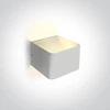 6W LED sieninis šviestuvas, baltas, 3000K, 67466A/W/W