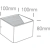 6W LED sieninis šviestuvas, baltas, 3000K, 67466A/W/W