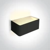 6W LED sieninis šviestuvas, juodas, 3000K, 67466B/B/W