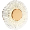 6W LED sieninis šviestuvas REEF, matinės aukso sp., 3500K