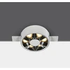 6W LED užglaistomas šviestuvas, baltas, 3000K, 10106XTR/W/W