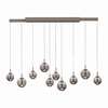 70W LED pakabinamas šviestuvas E-INFINITY, bronzos sp., 2200-5000K, dimeriuojamas, reguliuojamo ilgio
