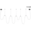 70W LED pakabinamas šviestuvas LASSO 1000 SMART, juodas, 3000/4000K
