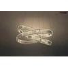 70W LED pakabinamas šviestuvas WAVE, chromo sp., 3000K, 75cm