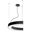 73W LED pakabinamas šviestuvas SEMI, juodas, 4000K, PUSH, 1800mm, 3918-0018-4-B-D4