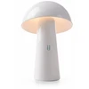 7,5W LED įkraunamas stalo šviestuvas SHITAKE, baltas, 3000K, IP44, su MicroUSB jungtimi, dimeriuojamas