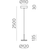 7,5W LED pakabinamas šviestuvas CORVUS, juodas, 3000K, dimeriuojamas, C3945002NDT