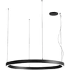 75W LED paviršinis/pakabinamas šviestuvas XAMBIT, juodas, 3000K
