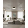 76W + 10,5W LED lubinis šviestuvas LISBOA, juodas, 3000/4000K, dimeriuojamas, P3851270NDT