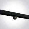 7W akcentinis šviestuvas į magnetines sistemas, juodas, 3000K, 42134/B/W
