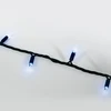 7W LED girlianda, 100 lempučių, juoda, mėlyna šviesos sp., 7866F/BL