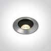 7W LED įleidžiamas į žemę šviestuvas, aliuminio sp., 3000K, 69056B/W