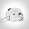 7W LED įleidžiamas šviestuvas, baltas, 2700/3000/4000K, dimeriuojamas, 10107PV/W/V