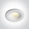 7W LED įleidžiamas šviestuvas, baltas, 3000/4000/5000K, 10107RA/W/V