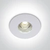 7W LED įleidžiamas šviestuvas, baltas, 3000K, IP54, 10107M/W/W