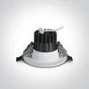 7W LED įleidžiamas šviestuvas, baltas, 3000K, IP54, 10107M/W/W