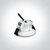 7W LED įleidžiamas šviestuvas, baltas, 3000K, 10107B/W/W