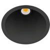 7W LED įleidžiamas šviestuvas SWAP, matinės juodos sp., 4000K, 42°