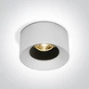 7W LED įleidžiamo montavimo šviestuvas, baltas, 3000K, 10107A/W/W