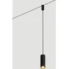 7W LED pakabinamas šviestuvas į magnetinę sistemą ZAMBELIS MAGNETIC 3MM, juodas, 3000K, dimeriuojamas, 25124