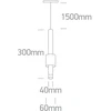 7W LED pakabinamas šviestuvas į magnetines sistemas ONELIGHT MINI/MIDI/MAXI, juodas, 3000K, DALI, 42132L/B/W