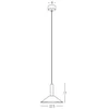 7W LED pakabinamas šviestuvas, juodas, 3000K, 22183