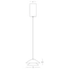 7W LED pakabinamas šviestuvas, juodos/nikelio sp., 3000K, su filtru nuo akinimo, 25348