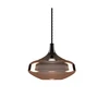 7W LED pakabinamas šviestuvas NOSTALGIA LARGE, juodu korpusu/bronzos sp. stiklas, 2700K, dimeriuojamas