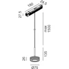 7W LED pakabinamas šviestuvas SOL MINI P į magnetinę sistemą IN_LINE, bronzos/juodos sp., 3000K, 24°, 2G