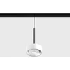 7W LED pakabinamas šviestuvas SOL MINI P į magnetinę sistemą IN_LINE, baltos/juodos sp., 3000K, 48V, 24°