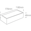 7W LED sieninis šviestuvas, antracito sp., 2700/3300/4000K, IP65, 67392/AN/V