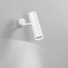 7W LED sieninis šviestuvas su trifaziu adapteriu ROCKET, baltas, CCT