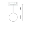 7W LED šviestuvas GOLF į magnetines sistemas INSIGHT, juodas, 3000K