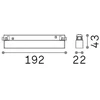 7W LED šviestuvas į magnetinę sistemą EGO, juodas, 2700K, 48V, 340067