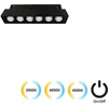 7W LED šviestuvas į magnetinius bėgelius MAGNETIC, juodas, 3000/4000/6000K, 4244401S