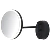 Sieninis šviestuvas 7W LED šviestuvas - veidrodis BOAN, matinės juodos sp., 3000/4000K, IP44, A3252174NL
