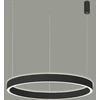 Italux 80W LED pakabinamas šviestuvas BRASCO UP DOWN, juodas, 3000/4000K, dimeriuojamas