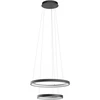 80W LED pakabinamas šviestuvas ICONIC, juodas, 3000/4000K, dimeriuojamas, 01-3919